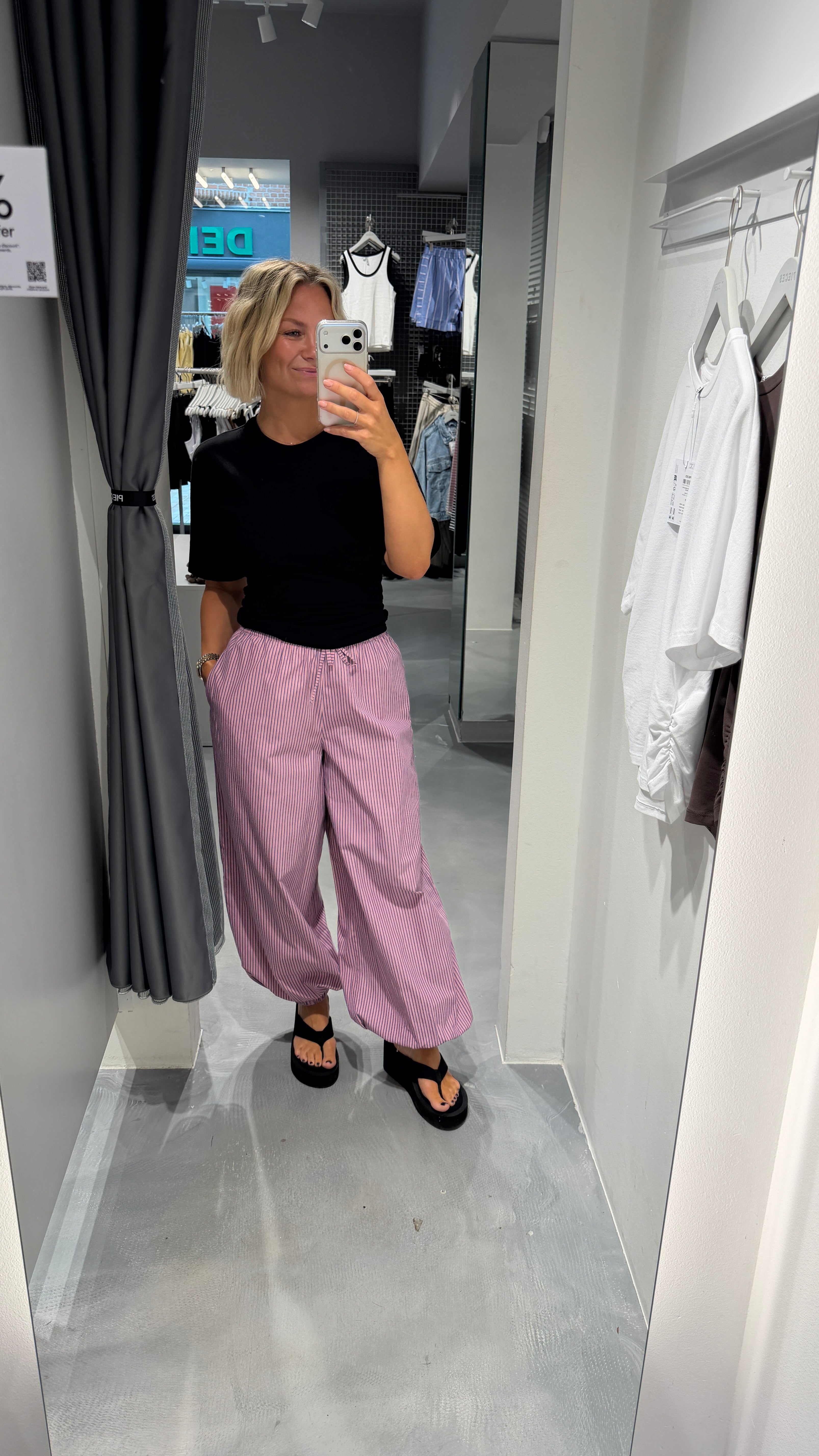 PCEMMY Trousers - Fuchsia Pink